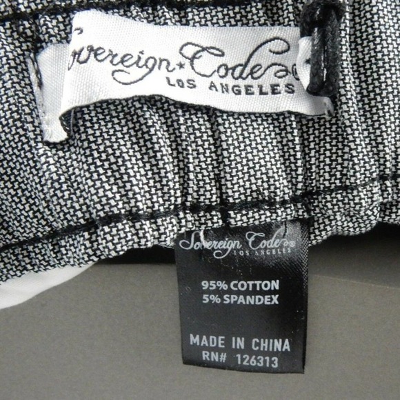 Sovereign Code Gateway Shorts Oxford Black New - Picture 8 of 8